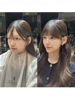 アンジュレーブ(AngeReve)&nbsp;前髪カット・顔周りカットで大変身★レイヤーカットお任せ下さい