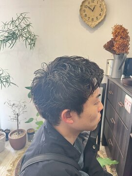マイ ヘア デザイン 岡崎(MY hair design) メンズカットメンズ髪型韓国風マッシュショートカジュアル20代