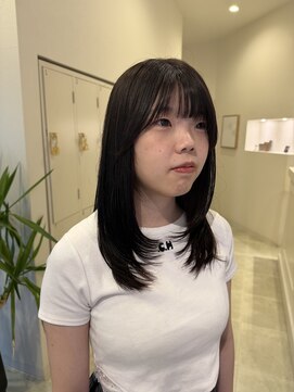 サラ ビューティー サイト 古賀店(SARA Beauty Sight) ローレイヤー/レイヤーカット/ラベンダーグレージュ/トレンド