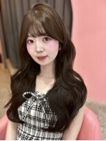 ボタン シブヤ(VOTAN SHIBUYA)&nbsp;ブラウン/オリーブ/韓国ヘア/渋谷/レイヤー/顔まわり