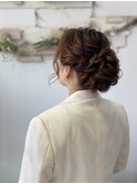 会合ヘアセット