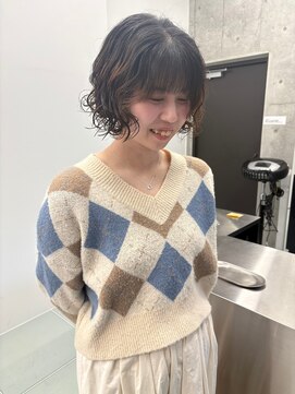 ボブスタイル / ボブ / パーマスタイル  / ゆるパーマ 