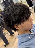 横浜波巻きパーマツイスパツイストスパイラルパーマ緩め弱め30代