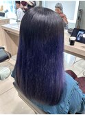 ダブルカラーパープルグラデーションデザインカラー推しカラー
