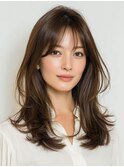 大人ロングレイヤー４０代５０代