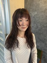 アルウ(Aru)&nbsp;フェイスレイヤーとロングパーマ