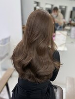 ハピネス 梅田茶屋町店(HAPPINESS)&nbsp;韓国風/レイヤーカット/顔周り/顔まわり/髪質改善/ベージュ