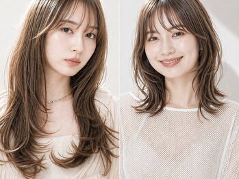 クロエ 門前仲町(Cloe)の写真/ブリーチなしでも叶う透けるような透明感カラーを体験。【選べるプレミアムカラー＋カット￥8500】
