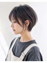 ウィールール 札幌店(WE RULE)&nbsp;20代30代40代 大人可愛い耳掛けショート×透け感グレージュ