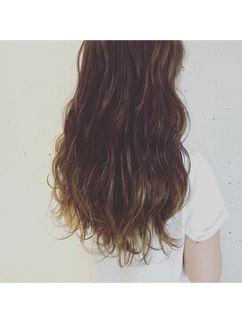 コピーヌ 高田馬場店(Copine) イルミナカラー×大人のヌーディーロング