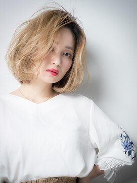 カバーヘア ブリス 大宮西口(COVER HAIR bliss) *bliss大宮*アシンメトリー＆インナーカラーの外国人風大人ボブt