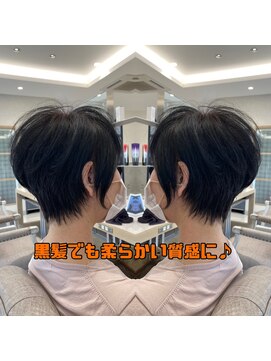 ヘアメイク アース ユーカリが丘店(HAIR & MAKE EARTH) 上品な束感ショート
