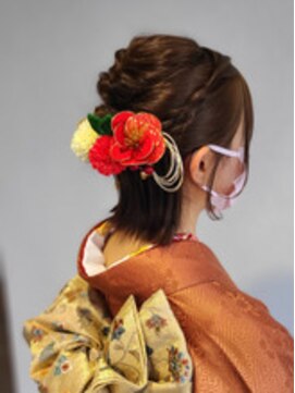 ロッコ バイ ヘアブランド リョウ(Rocco by hair brand RYO) 外はね成人式アレンジ