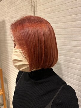 ヘアーサロン デ フォーエバークレール(hairsalon de Forever clair) 大人ボブｘミニボブｘピンクベージュ