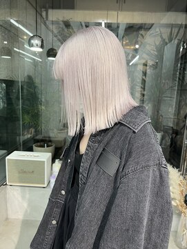 ネンドヘアー(nendo_hair) ホワイトカラー/ホワイトベージュ