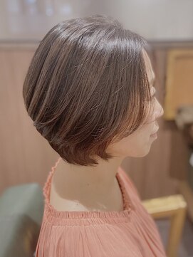 ルームヘア 笹塚店(Room hair) ボブ/グレージュ/大人女性/レイヤー/ショート[笹塚]
