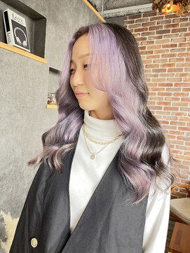 空 フェイスフレーミング/ラベンダー