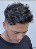 福岡スペインカール外国人風パーマメンズマッシュフェードメンズ