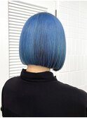 ボブ/ブルージュ/ベージュカラー/ブリーチ/ダブルカラー/原宿