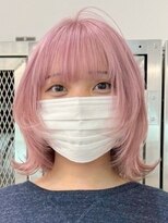 ウィコ 新宿(WICO)&nbsp;ペールピンク[新宿駅/ワンレン/ダブルカラー/小顔]