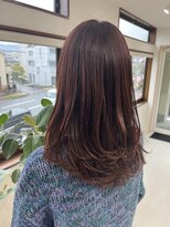 メロウ(mellow)&nbsp;レイヤーカット×ファンシーピンク