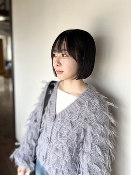 ラクレ(d.la cle) 首元スッキリ見せのボブ【ラクレ/西大分】