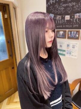 セピアージュ アン(hair beauty clinic salon Sepiage un) 透明感抜群ピンク＆ヴァイオレット