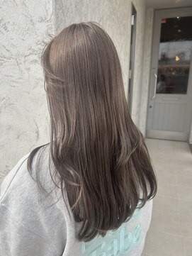 ヴェントフォンターナ(VENTO fontana) オリーブベージュ/ブリーチ卒業カラー/オージュアトリートメント