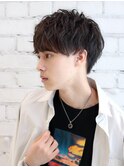 柔らかパーマのマッシュショート