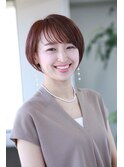 ひし形ショートボブ