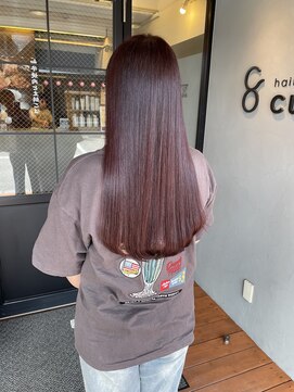 ヘア プロデュース キュオン(hair produce CUEON.) ナチュラルストレートパーマ/艶髪/サンセット/ロング