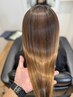 METEOストレート＋カット＋カラー超お得髪質改善コース
