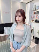 ロンドリゼル 札幌(Lond RiseL) オリーブグレー/前髪/ボブ/マロンベージュ/レイヤーカット/小顔