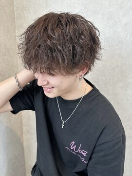 ジーナ 天神(Zina) シャドウパーマ(福岡メンズ/マッシュ/ショートネープ)