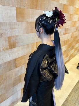 ヘアメイク サンサーラ 志度店(Hair Make SAMSARA) リングポニー
