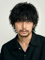 フィフス 神南(fifth)&nbsp;波巻きツイストスパイラルパーマツーブロックメンズマッシュヘア