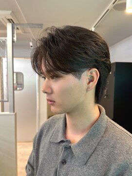 ブリーチ 静岡店(BLEACHi) 【BLEACHi稲荷】韓流毛流れセンターパート/静岡メンズ