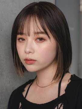 オーレント(AULENT) くびれショート・ボブ/丸顔/前髪あり/絶壁解消/20代/30代/長め
