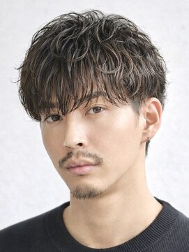 メンズフィール 心斎橋(MEN'S FEEL) MEN’S HAIR/波巻きツイストスパイラル/リバースセンターパート