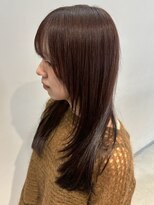 オレンジペコ(orange peco)&nbsp;ハッシュカット 顔周りレイヤー ブラウンアッシュ 艶髪 20代