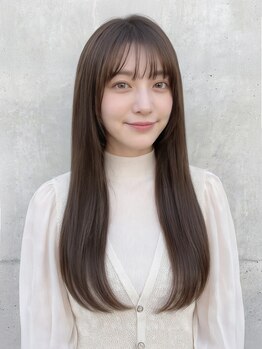リーフヘアー(REEF hair)の写真/【人気No.1の髪質改善カラー☆】繰り返すほどに艶髪に◎パサツキが気になる季節にも嬉しい♪【練馬駅】