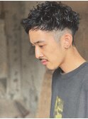 アクティブショート/刈り上げ/ニュアンスパーマ