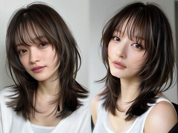 リアン 仙台(LIAN)の写真/顔周りに品を。伸びても美しいレイヤーカット[仙台/仙台/髪質改善/縮毛矯正/酸性ストレート/men's/学割U24]