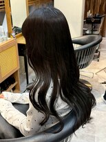 ヘアリゾート粋 トゥジュ 池袋東口店(tujuh)&nbsp;レイヤーロング/黒髪/艶髪