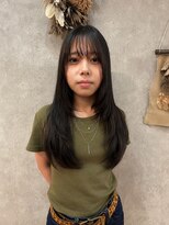 パーミル ヘア クマモト(permille ‰ hair Kumamoto) 韓国風レイヤー×ブラック