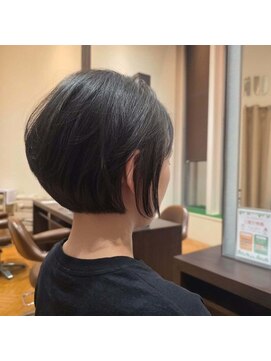 ユニックス イオンレイクタウン店(UNIX) 【小顔見せ効果】襟足すっきりシルエット小顔ショートボブ