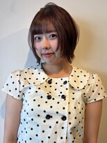 ブロック ジャポン(bloc japon) 艶カラーブラウン×ショートボブ