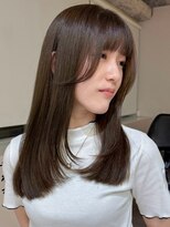 マッシュ チャヤマチ(MASHU chayamachi) 柔らか透明感カラー/ブリーチなし/オリーブブラウン/大阪梅田