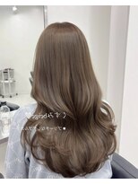 Valone Tokyo レイヤーカット/韓国ヘア/髪質改善【12/1NEW OPEN（予定）】&nbsp;ba20653_ブリーチなしダブルカラー髪質改善韓国レイヤーベージュ