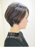 大人可愛いショートボブ【RENJISHI】